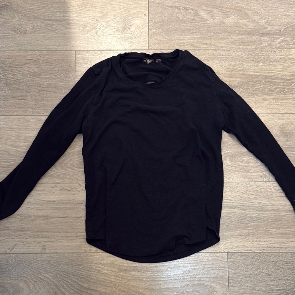 Zella Black Long Sleeve athletic Shirt size M